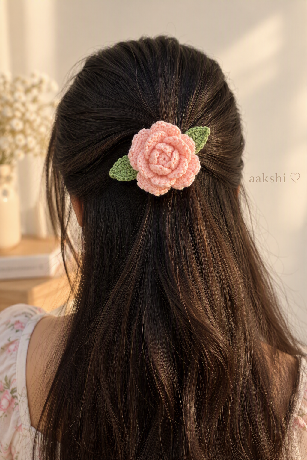 Crochet Hair Clip